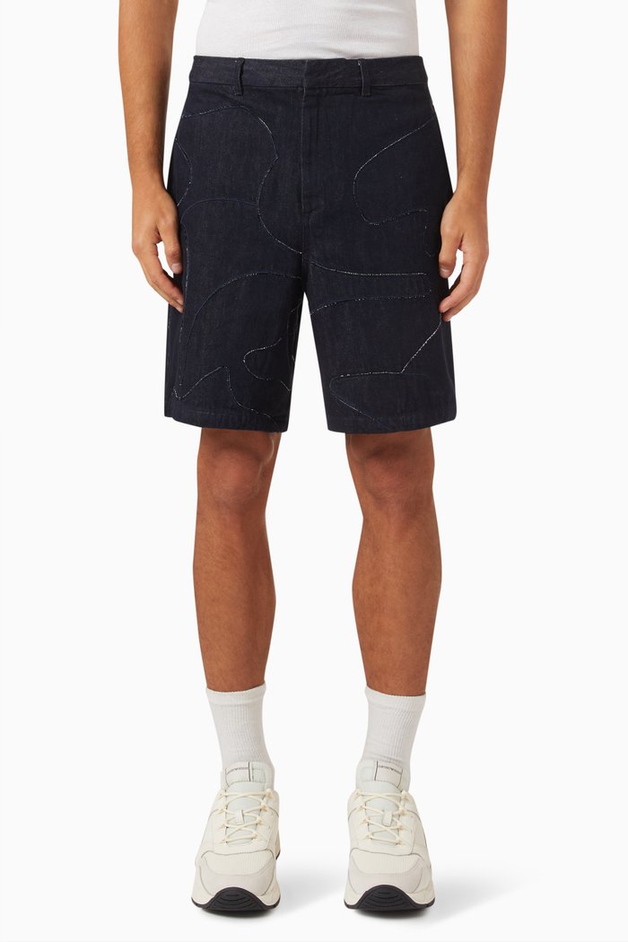 Shorts in Denim, Blue