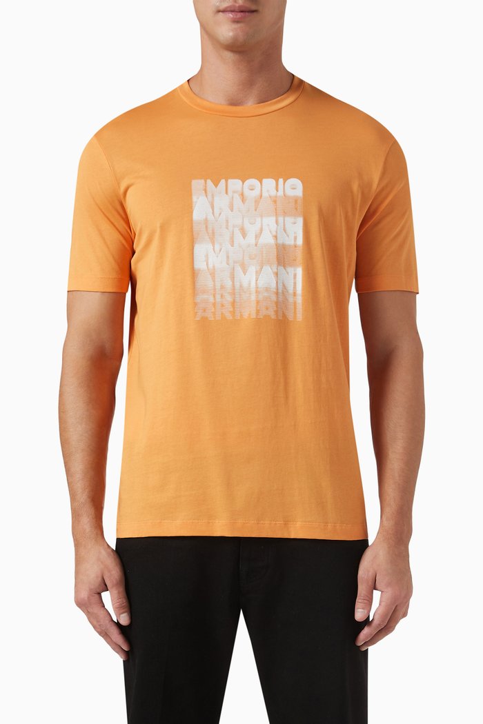 

Logo T-shirt in Cotton Jersey, Orange