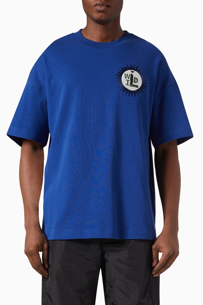 

Freedom Logo T-shirt in Cotton, Blue