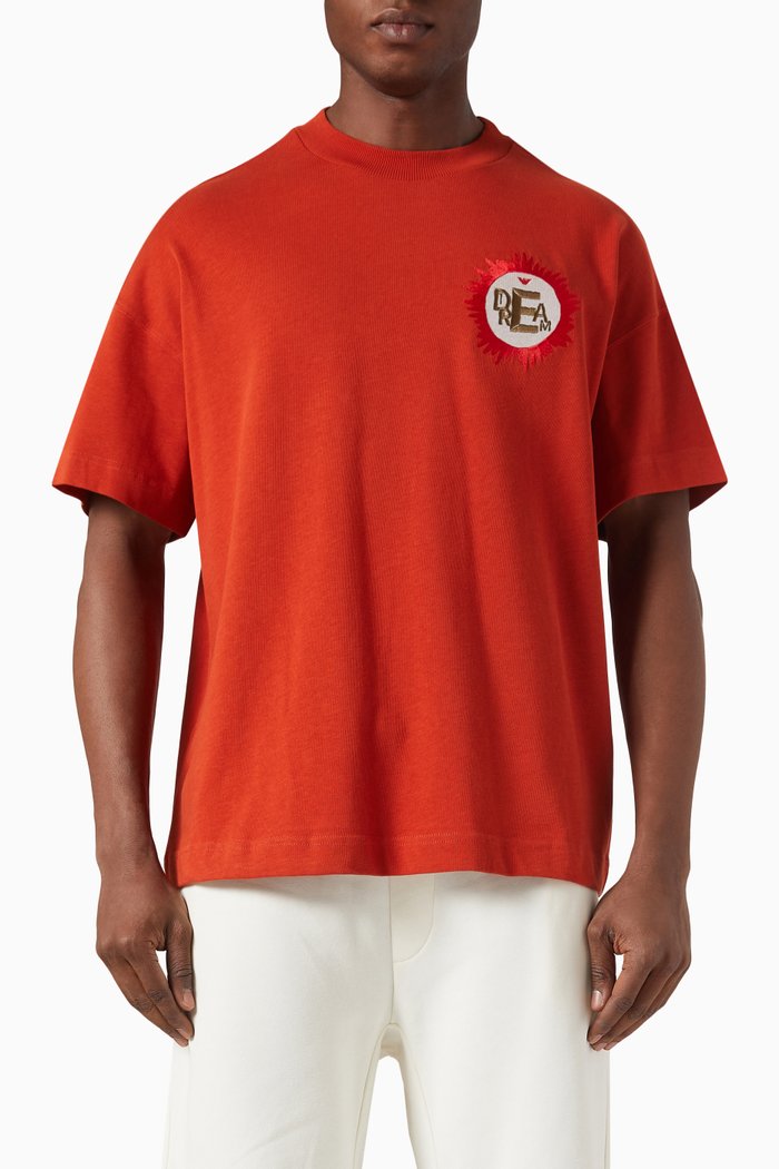 

Freedom Logo T-shirt in Cotton, Red