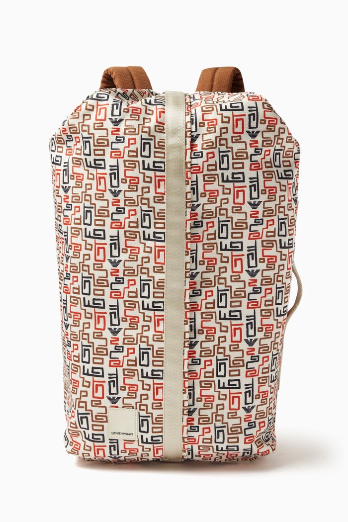 

EA Sustainable Capsule Backpack in Recycled Canvas, Neutral