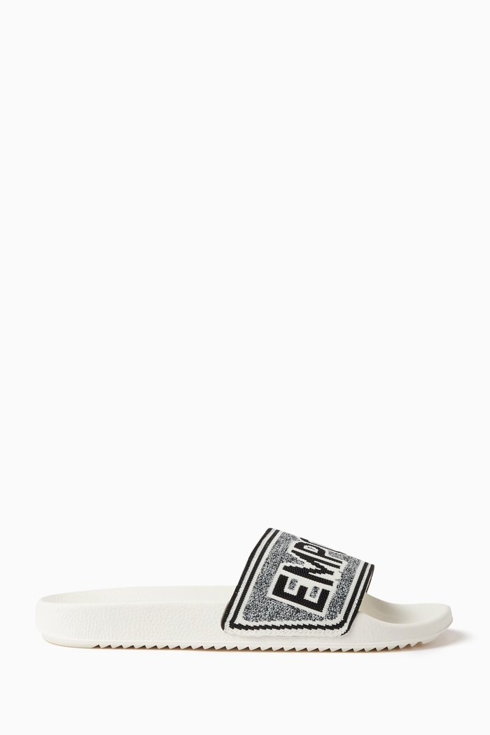 

Logo Slides in Nylon, White