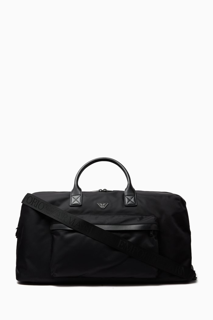 

Travel Essentials Duffle in Recycled Nylon, Black
