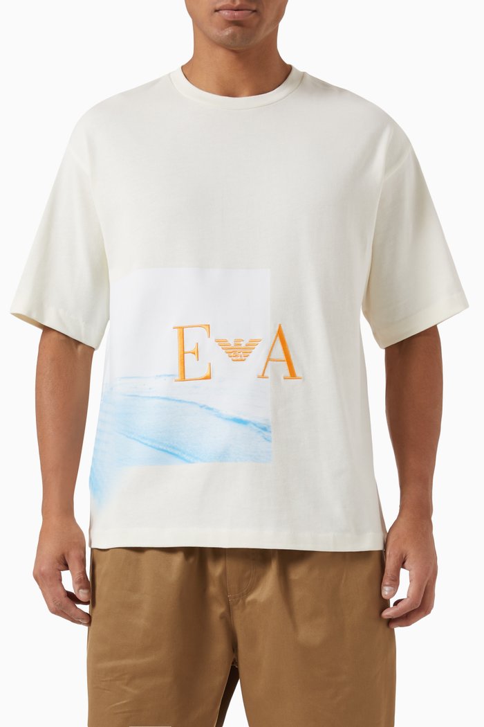

Logo T-shirt in Cotton Jersey, Neutral
