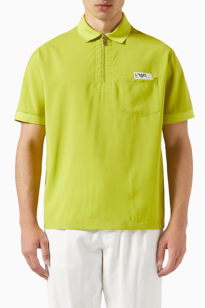 

Polo Shirt in Wool, Yellow