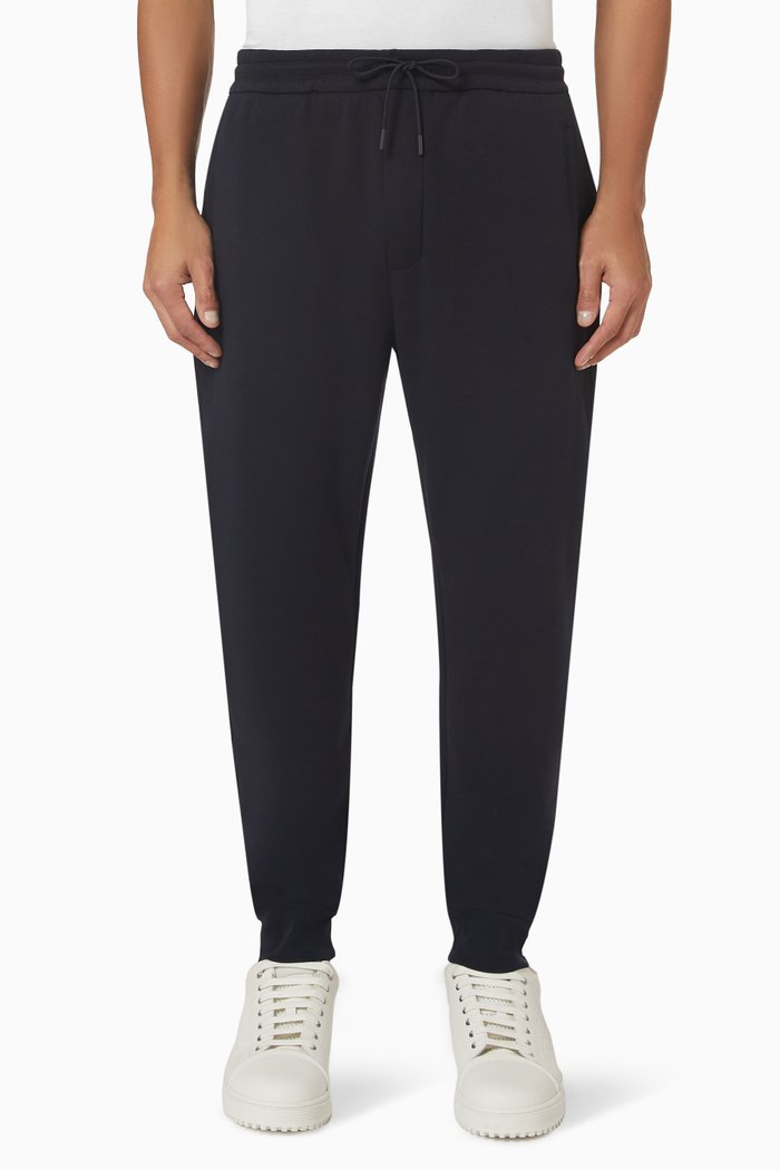 

Sweatpants in Double Jersey, Black