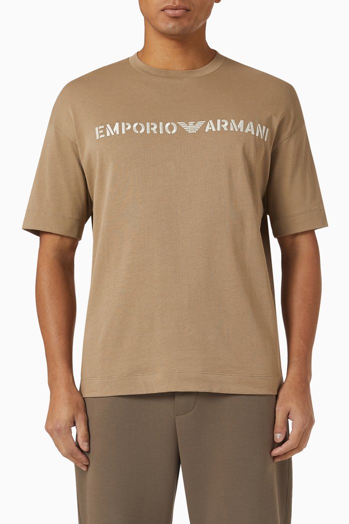 

Logo T-shirt in Cotton Jersey, Neutral