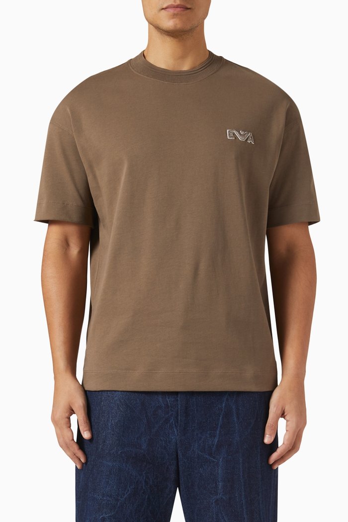 

Logo T-shirt in Cotton Jersey, Neutral