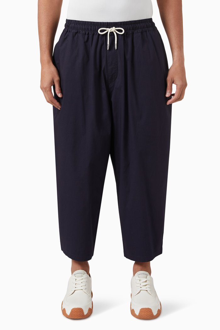 

Trousers in Ripstop Cotton, Blue