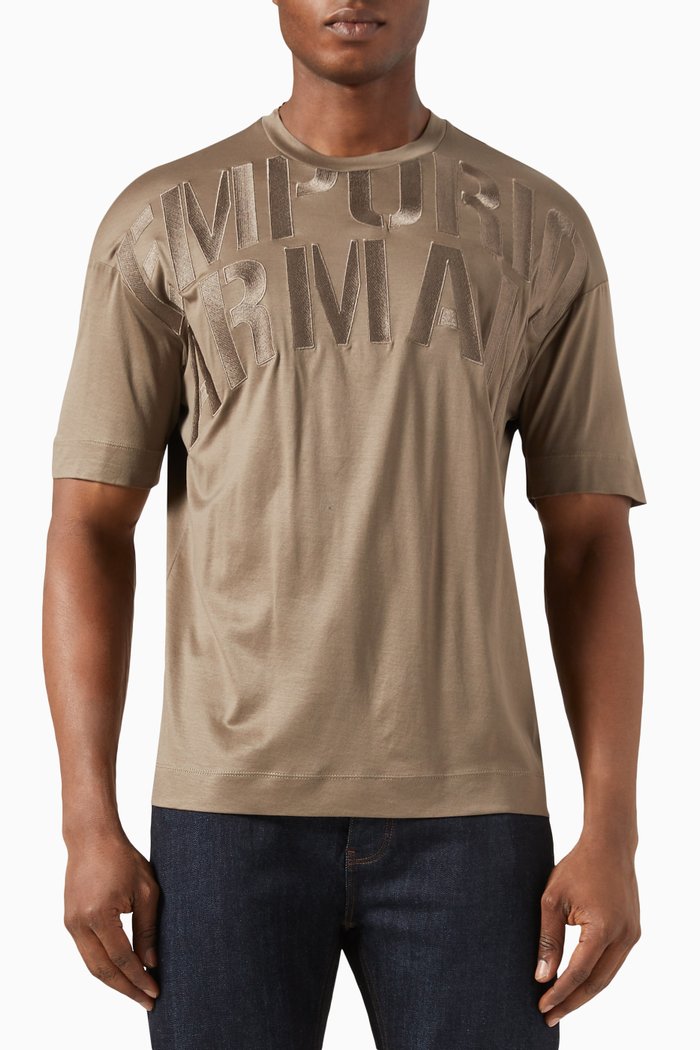 

Logo T-shirt in Cotton Jersey, Neutral