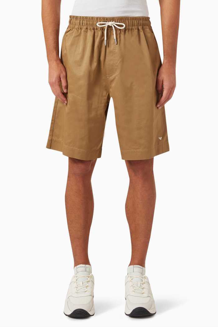 

Micro Eagle Shorts in Twill, Neutral