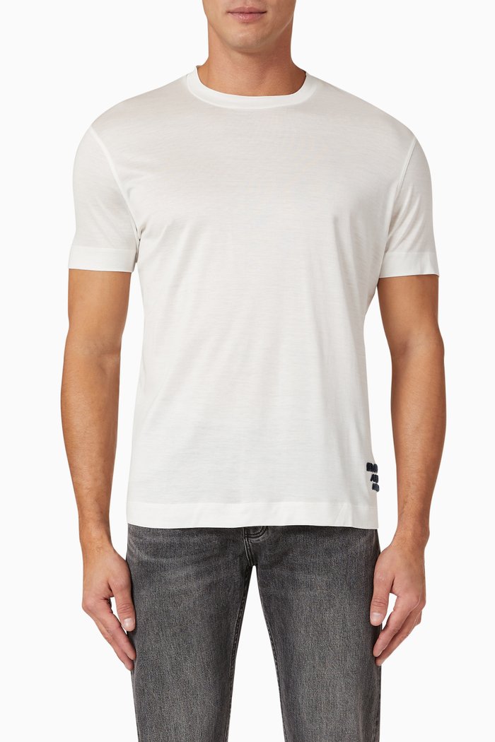 

T-shirt in Lyocell, White