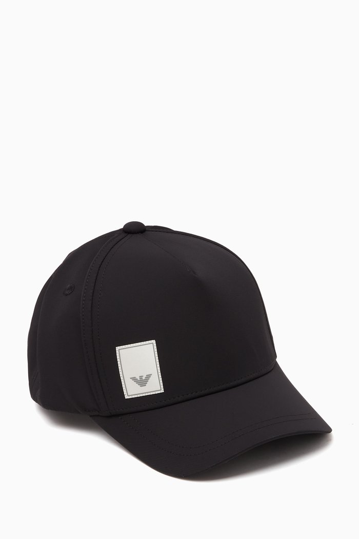 

Logo Patch Baseball Hat, Black