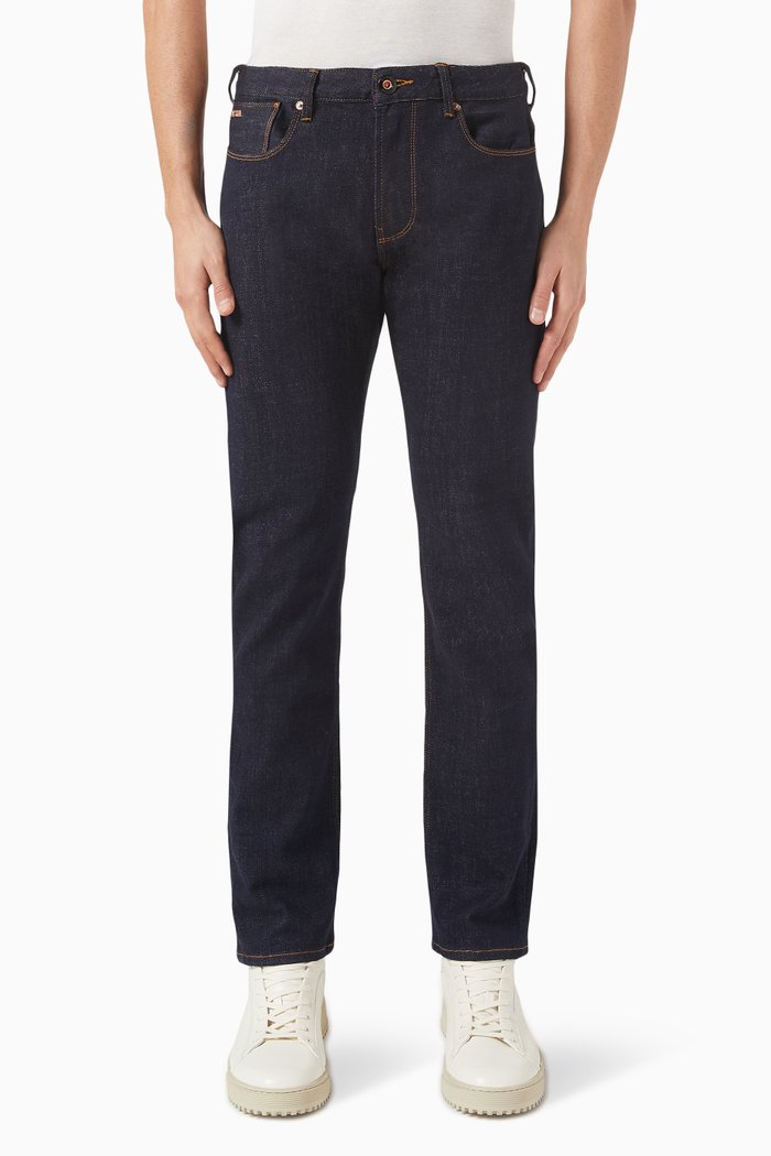 

Slim-Fit Jeans in Denim, Blue