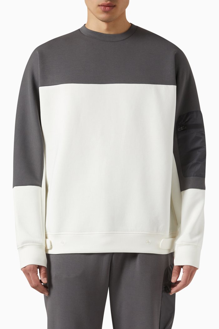 

Travel Essential Sweatshirt in Tencel Blend, Neutral