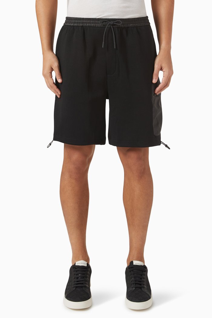 

Sweatshorts in Cotton Jersey, Black