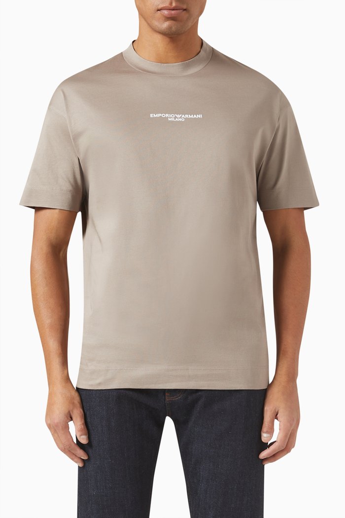 

Logo T-shirt in Cotton Jersey, Neutral