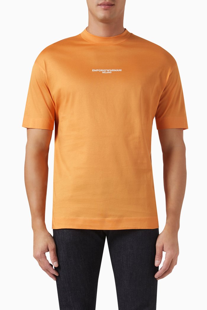 

Logo T-shirt in Cotton Jersey, Orange