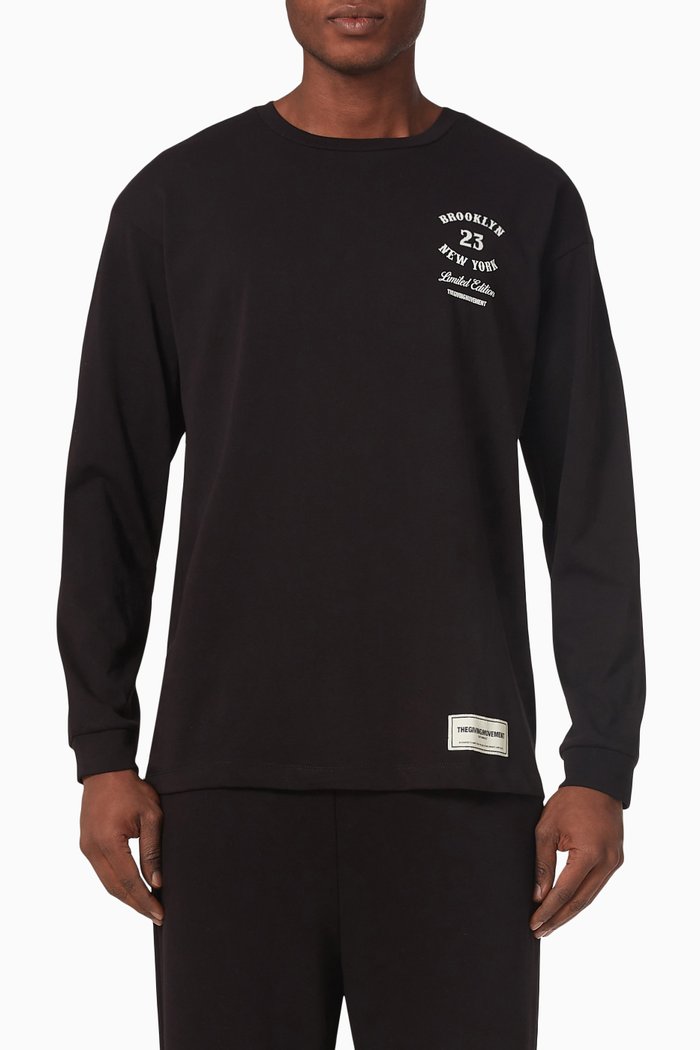 Modest NY Sweatshirt in COTTONSEY100©, Black