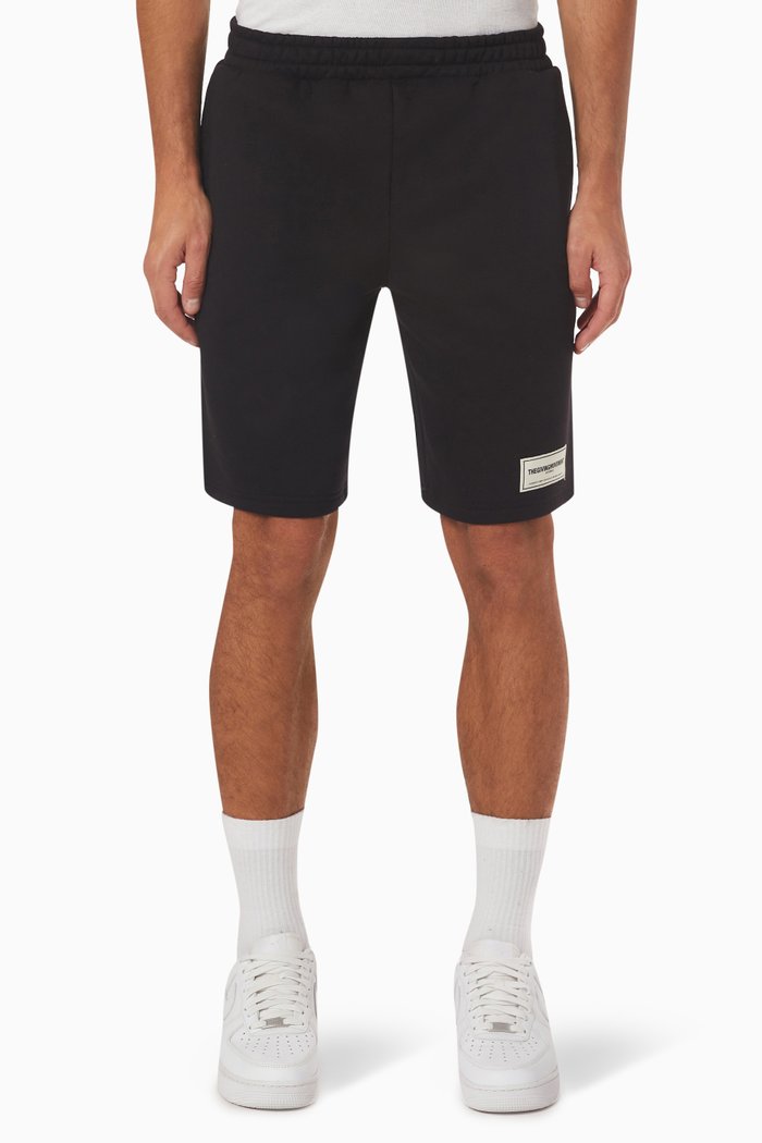 

Lounge Shorts in Organic Fleece, Black