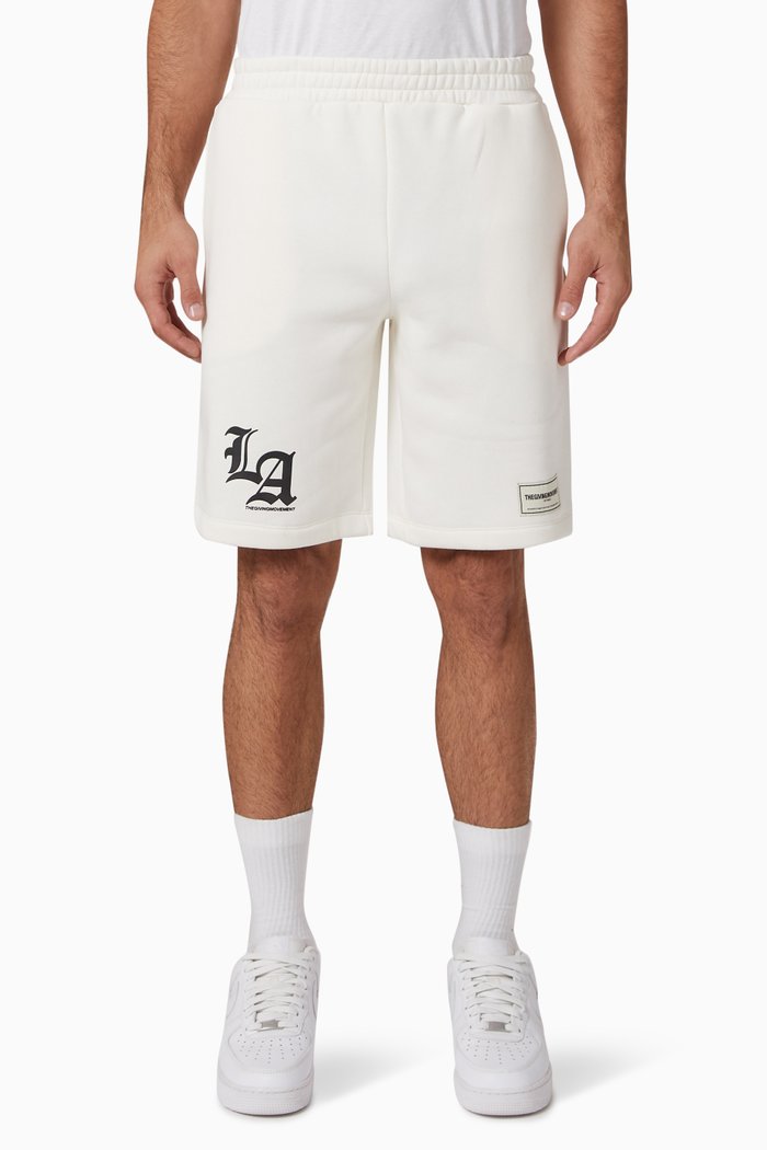 

LA Lounge Shorts in Organic Fleece, Neutral