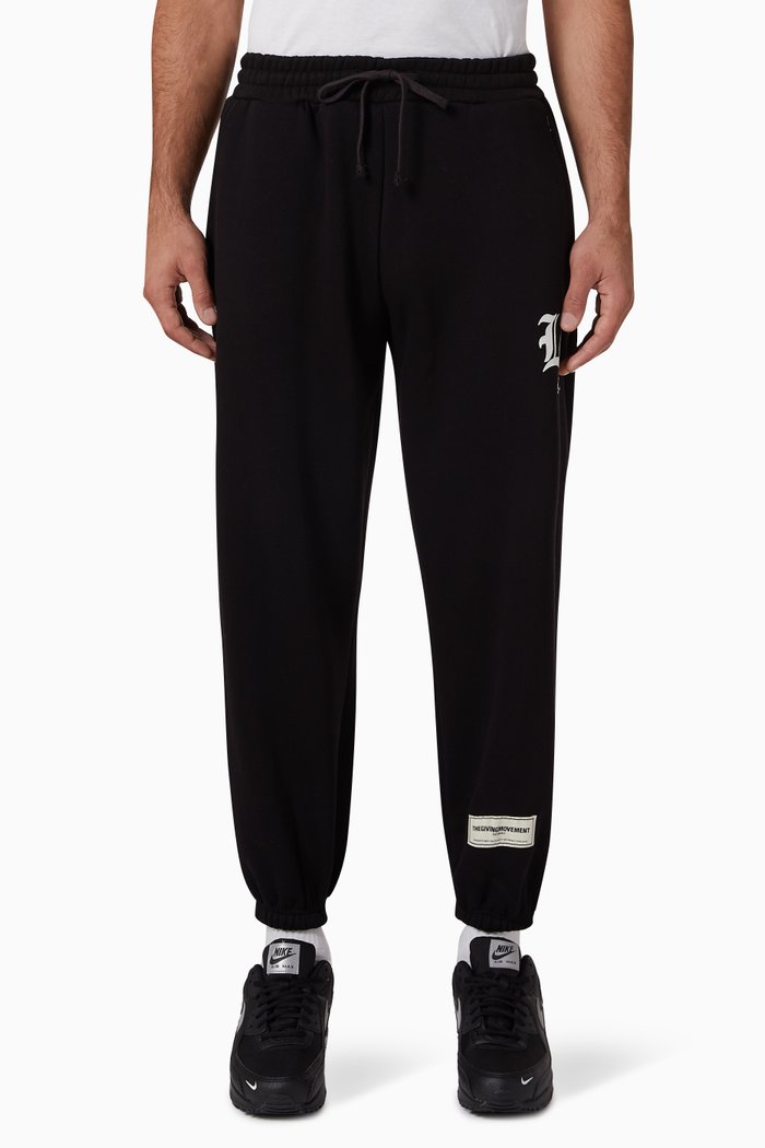 

LA Sweatpants in Organic Fleece, Black