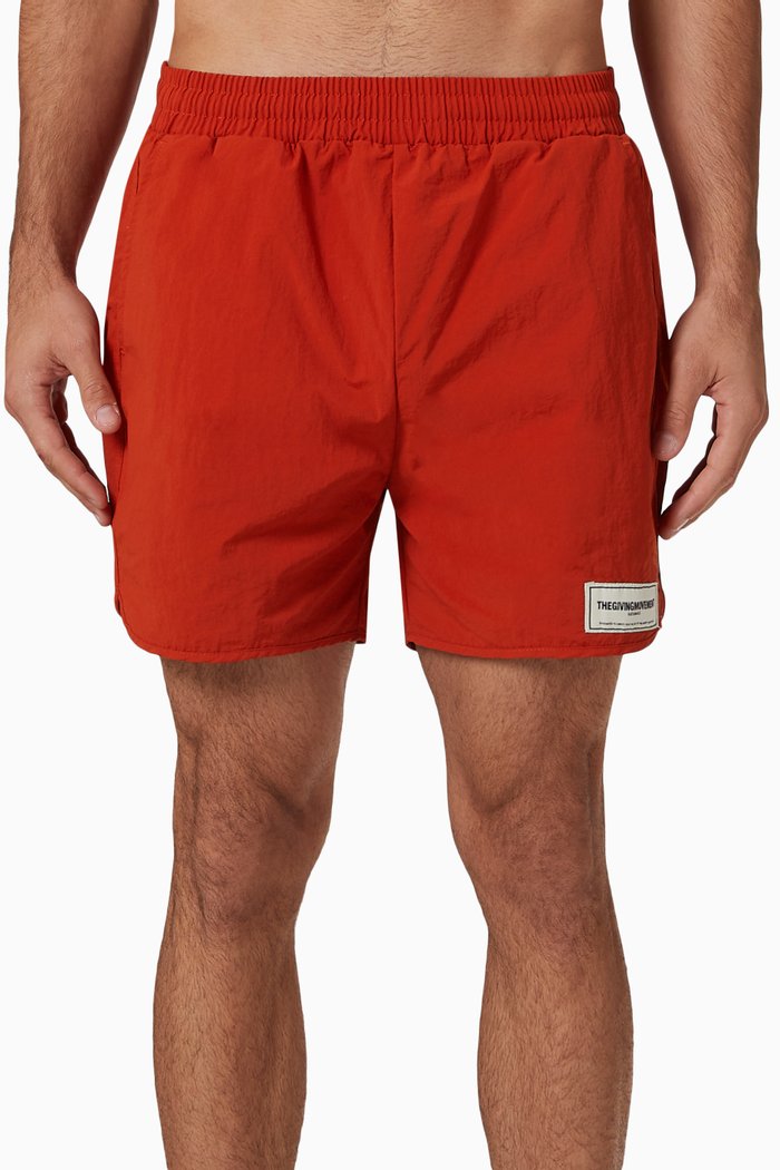 

Swim Shorts in RE-SHELL100©, Orange