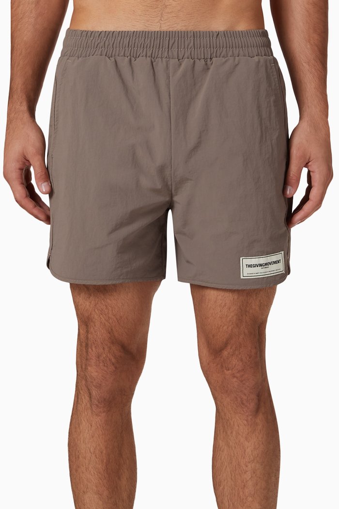 

Swim Shorts in RE-SHELL100©, Brown