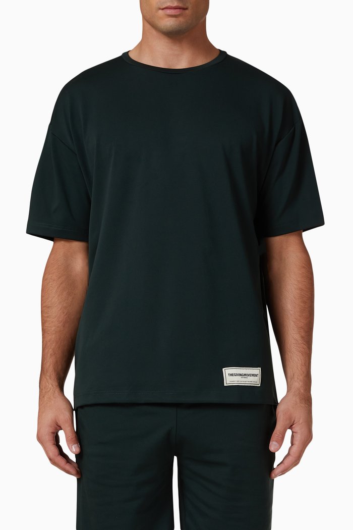 

Oversized T-shirt in Light SOFTSKIN100©, Green