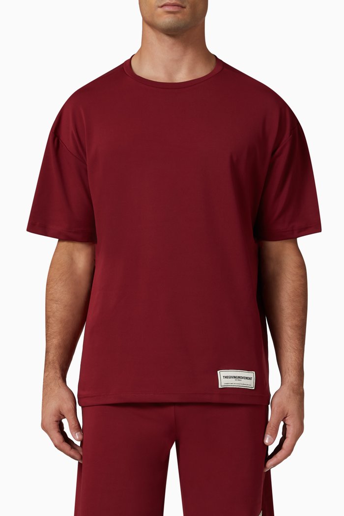 

Oversized T-shirt in Light SOFTSKIN100©, Red