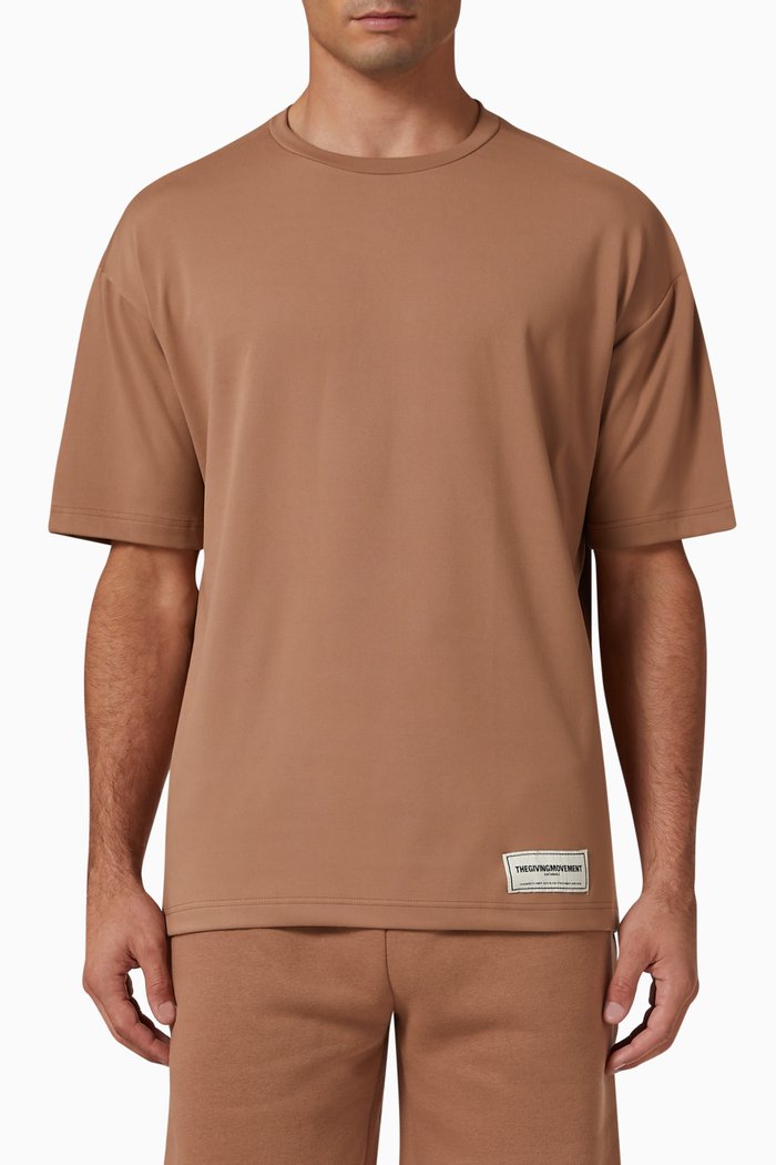 

Oversized T-shirt in Light SOFTSKIN100©, Neutral