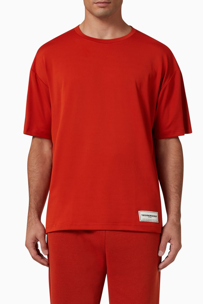 

Oversized T-shirt in Light SOFTSKIN100©, Orange
