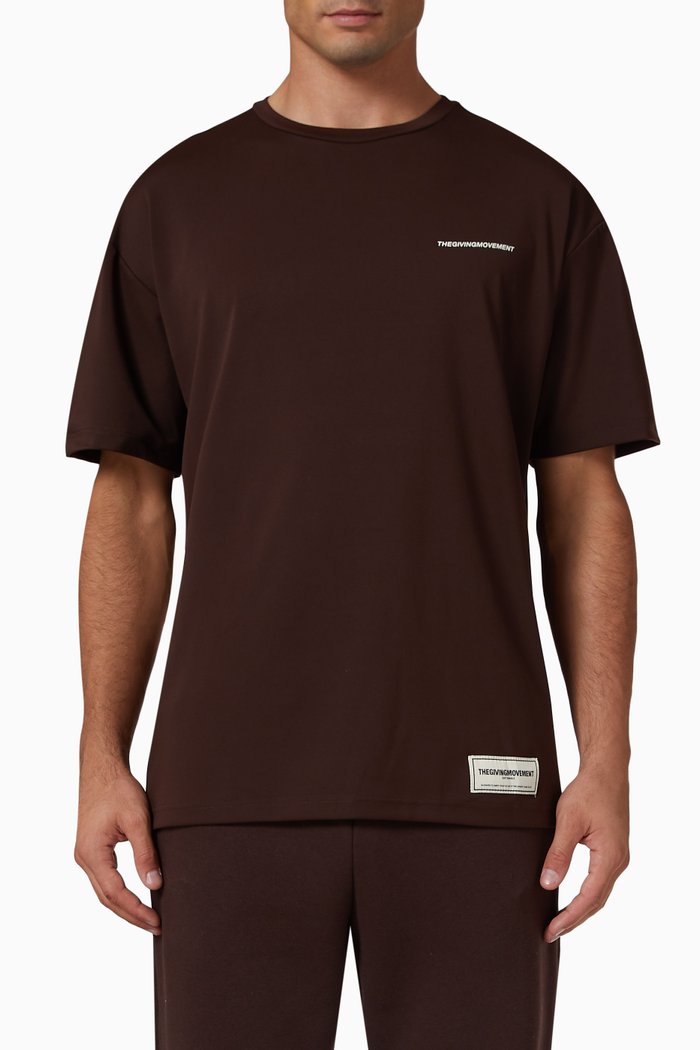 

Relaxed-fit T-shirt in Light SOFTSKIN100©, Brown