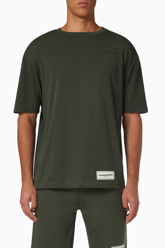 

Modest Riyadh Relaxed-fit T-shirt in COTTONSEY100©, Brown