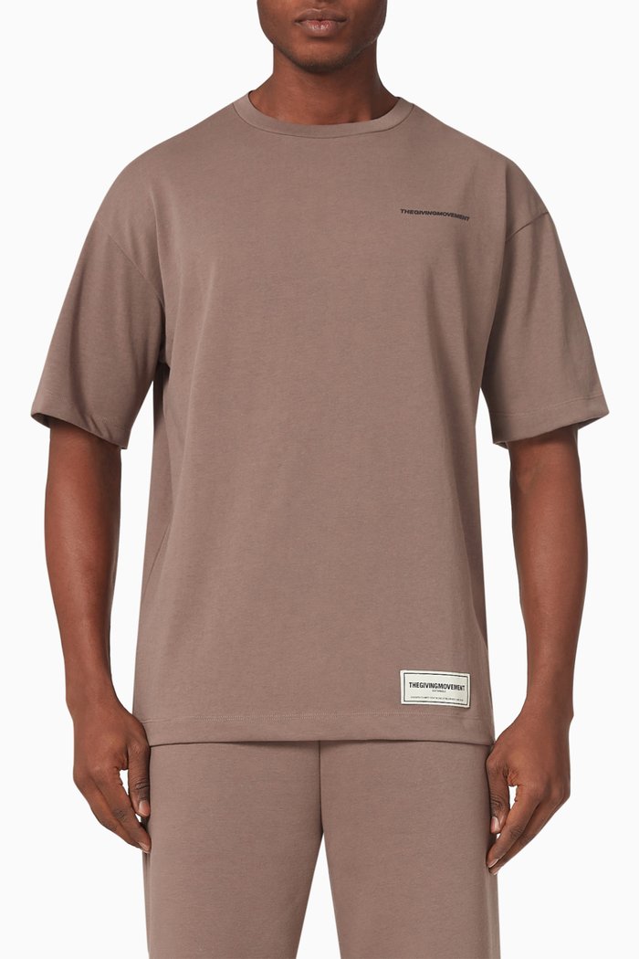 

Dubai Relaxed-fit T-shirt in COTTONSEY100©, Brown