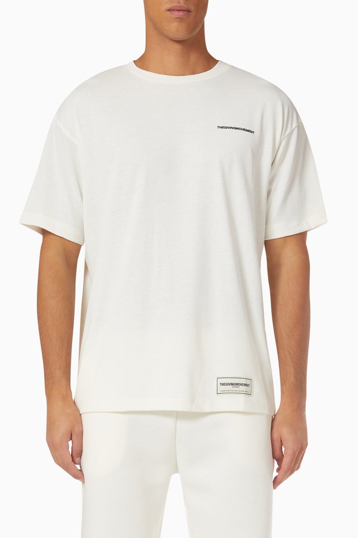 

LA Relaxed-fit T-shirt in COTTONSEY100©, Neutral