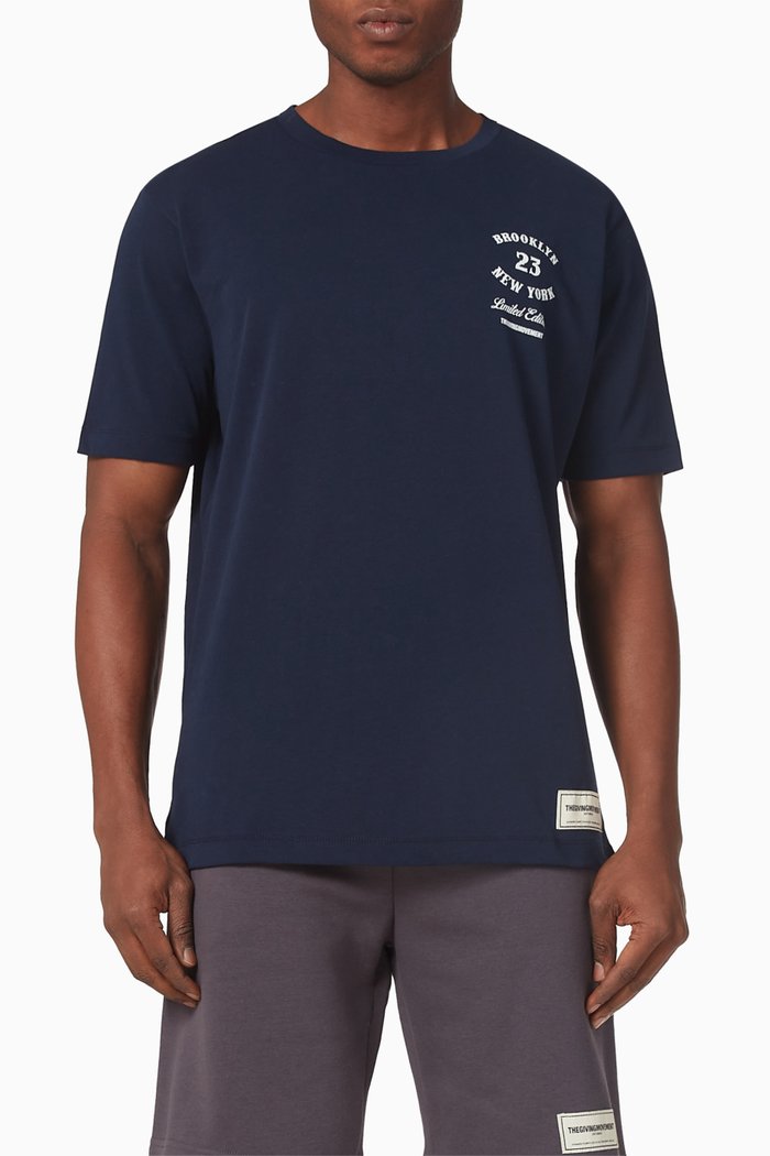 

NY Logo T-shirt in COTTONSEY100©, Blue