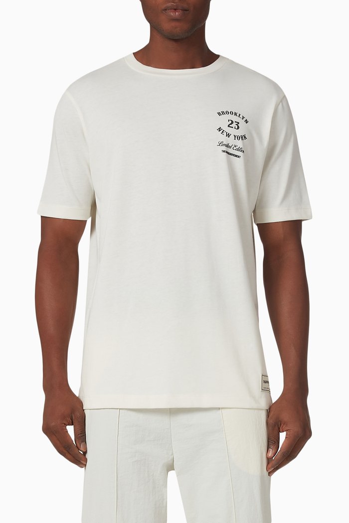 

NY Logo T-shirt in COTTONSEY100©, Neutral