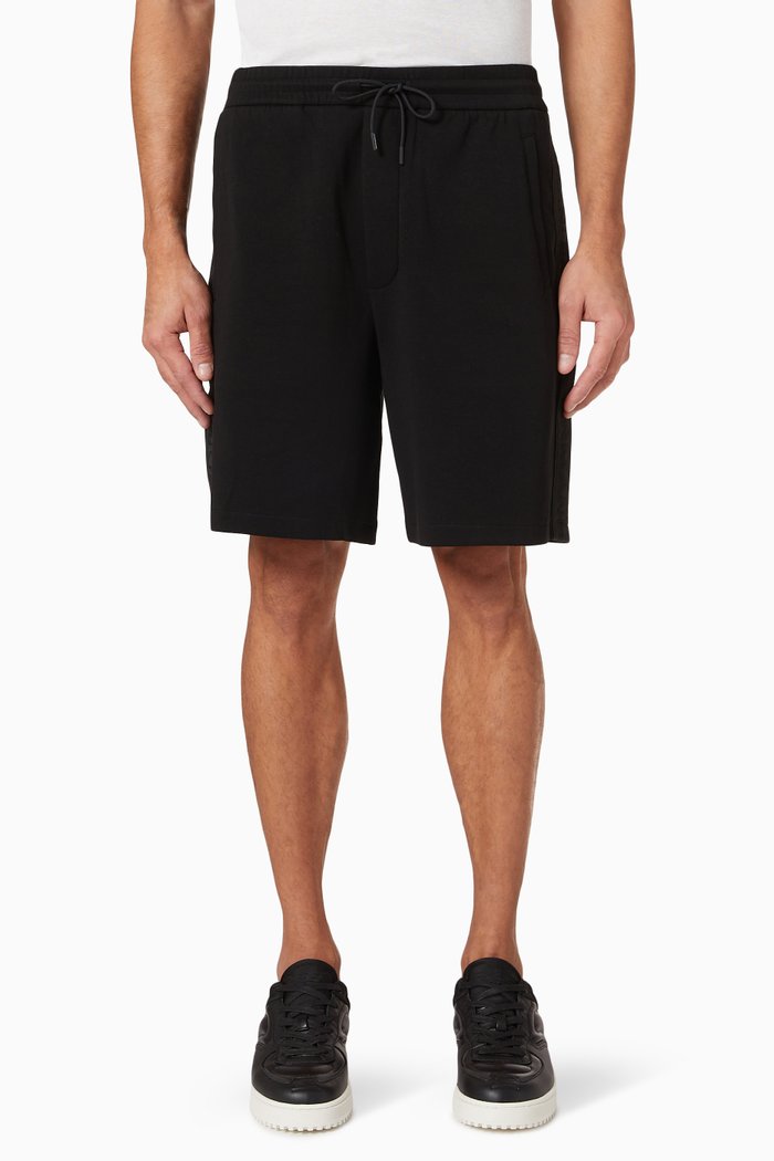 

Shorts in Cotton Blend, Black