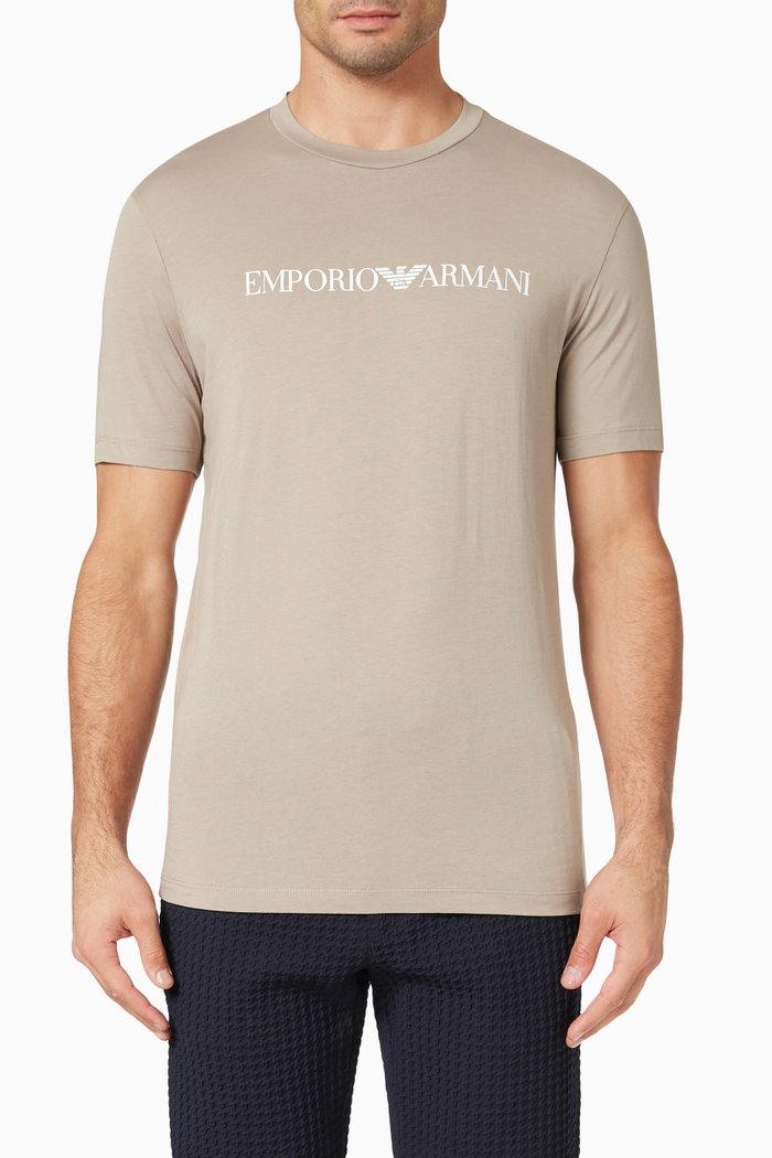 

Logo T-shirt in Cotton Jersey, Neutral