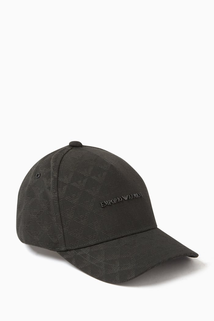All-Over Eagle Logo Baseball Hat, Green