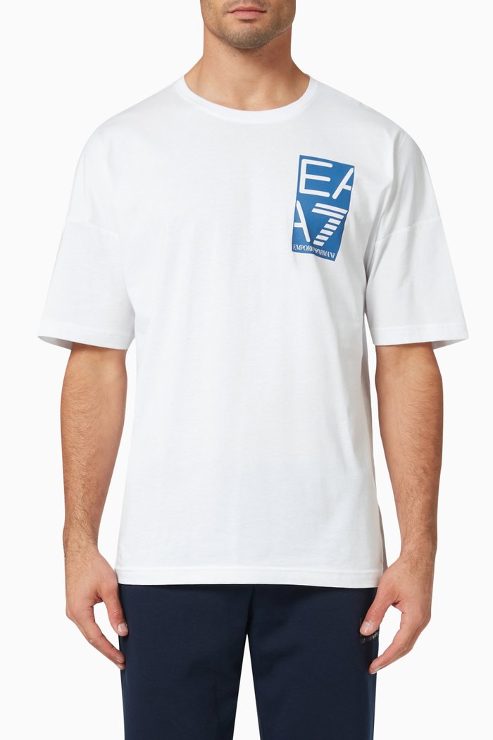 

Logo T-shirt in Cotton Jersey, White
