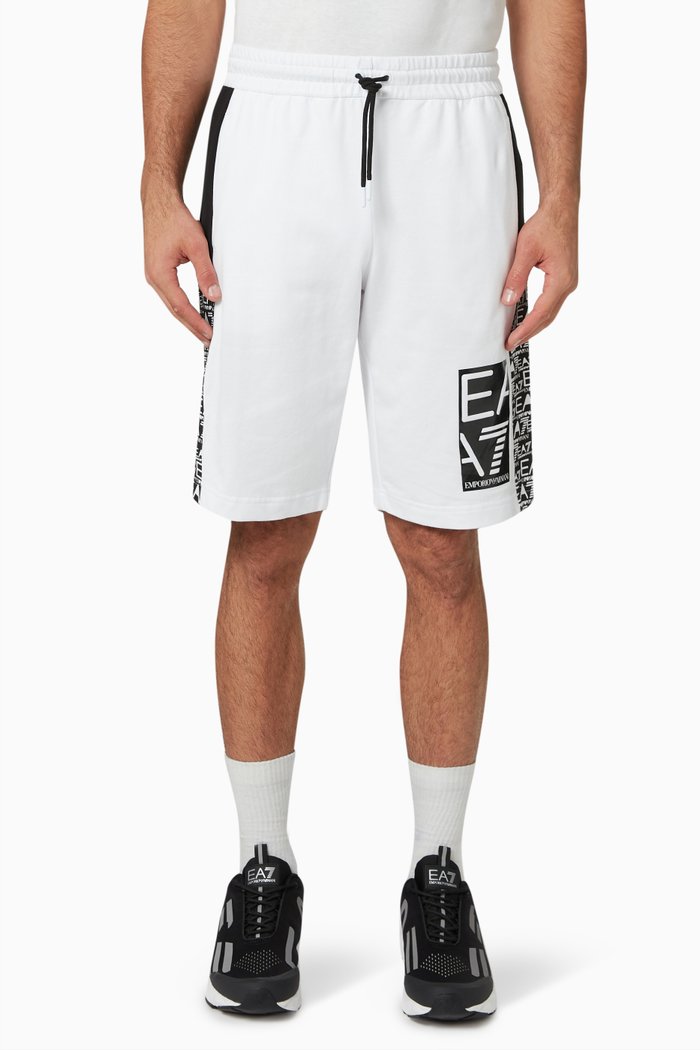 

Sweat Shorts in Cotton, White