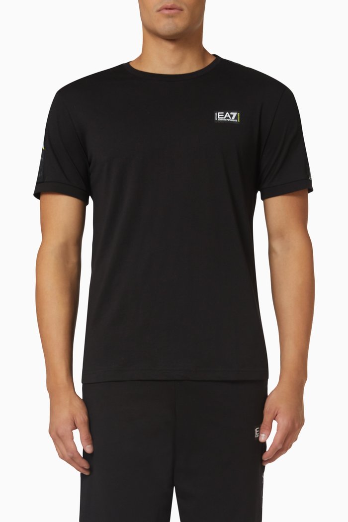 

Logo T-shirt in Cotton Jersey, Black
