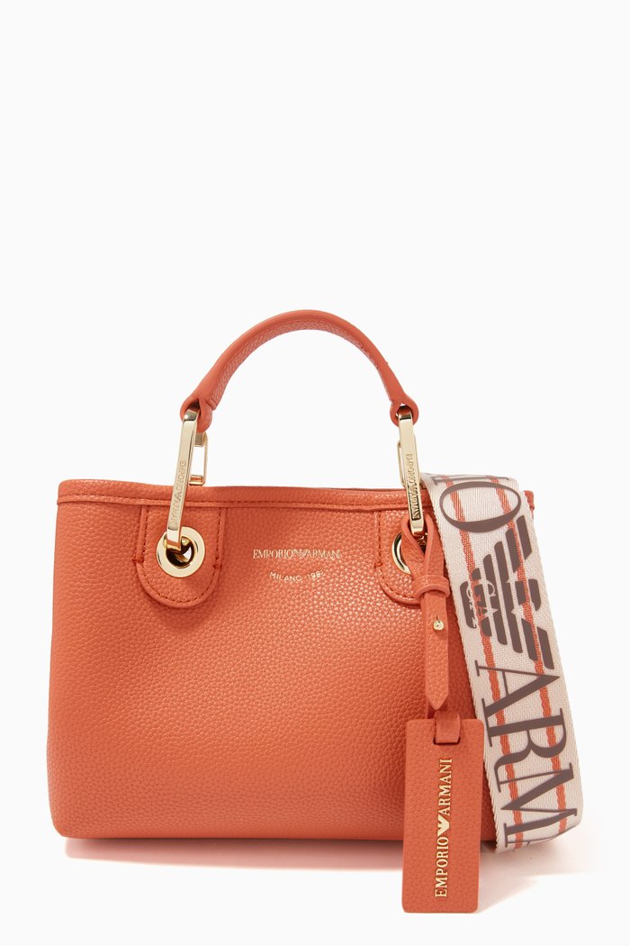 

My EA XS Tote Bag in Leather, Brown