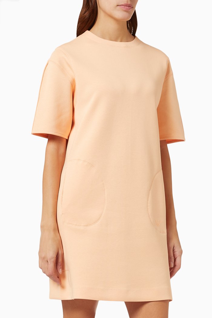 

Skater Dress in Jersey, Orange