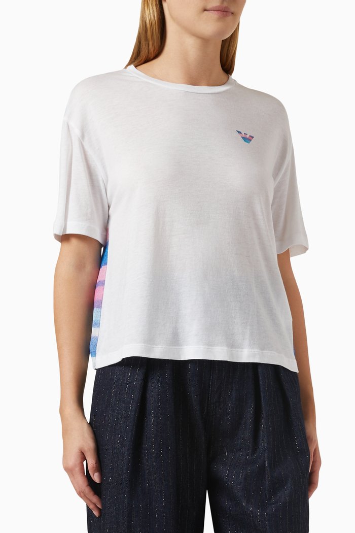 

Logo T-shirt in Jersey, White