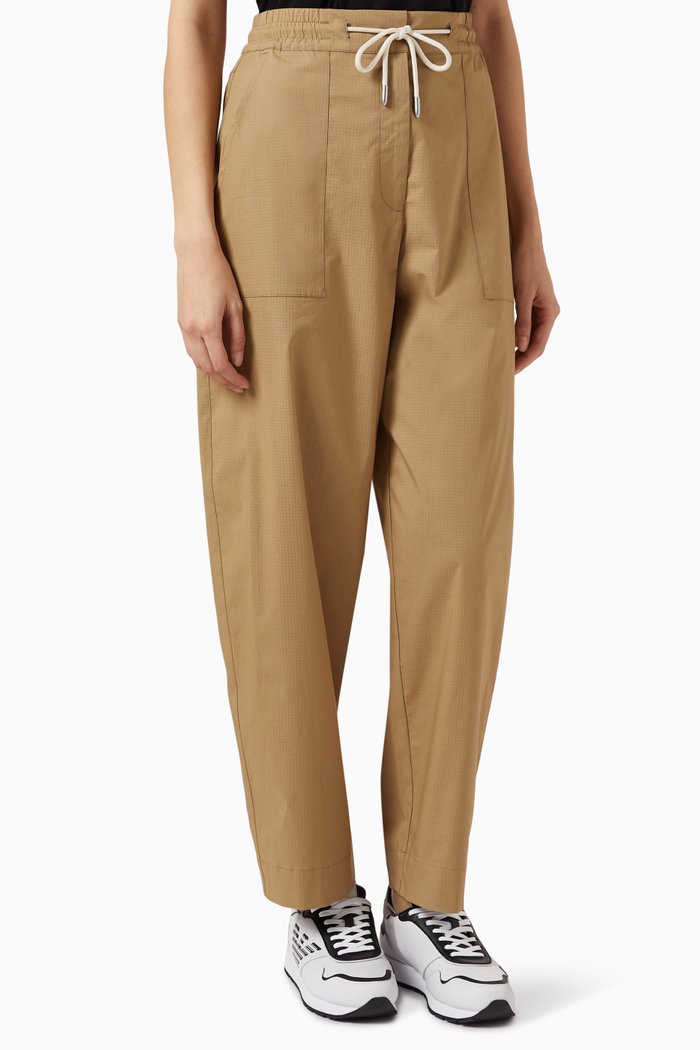 

Drawcord Pants in Ripstop, Neutral