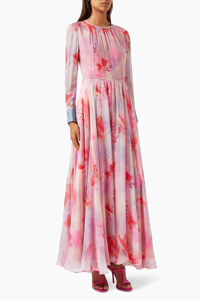 

Floral Maxi Dress, Pink