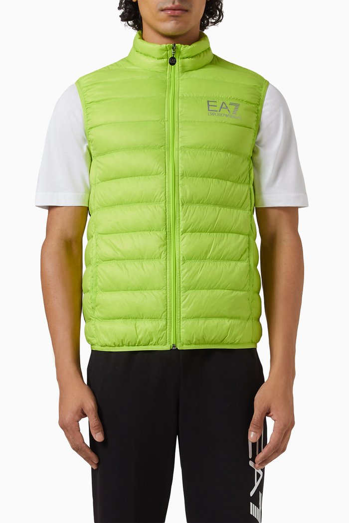 

EA7 Gilet in Padded Nylon, Yellow